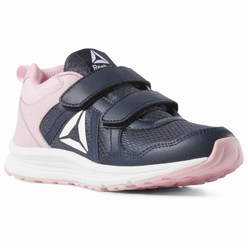 Adidasi Alergare Reebok Almotio 4.0 2v Baieti Bleumarin/Roz Romania MB9460NE